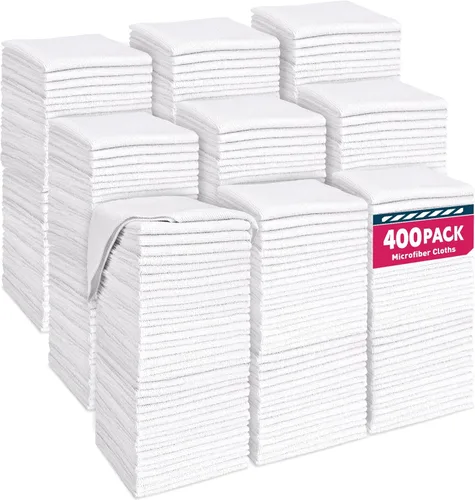 Miniatura 13 de TEAWOO Paños de limpieza de microfibra, paquete de 50 toallas de microfibra a granel, toallas para automóviles y hogar, trapos de limpieza de 5 5
