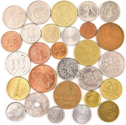 Miniatura 4 de LOTE de 28 Monedas Diferentes de la UE (Colección PRE-Euro) - Monedas Coleccionables, Monedas Antiguas para Álbum o Exhibición
