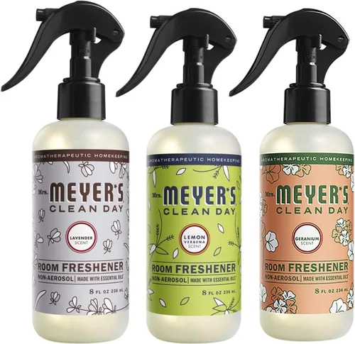 Miniatura 49 de Mrs. Meyer's Clean Day - Ambientador en espray, atomizador sin aerosol infundido con aceites esenciales, albahaca, 8 onzas líquidas