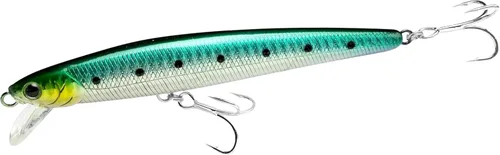 LUCKY CRAFT FlashMinnow 130MRS, Señuelos de Pesca de Surf de Agua Salada, Jerkbait, Fletán, Percha de Surf, Lubina de Mar Blanca, Lubina Rayada,