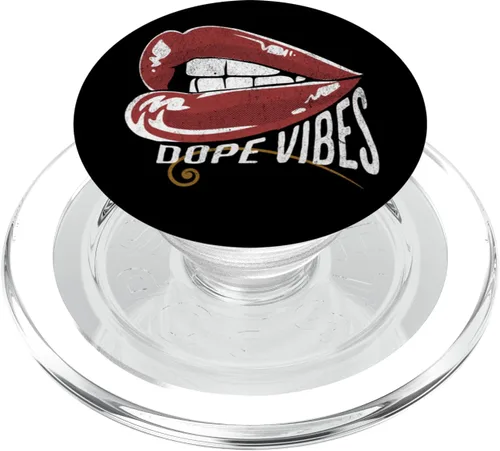 Miniatura 7 de Red Lips Dope Vibes Sexy Sassy Runway Moda PopSockets intercambiables PopGrip