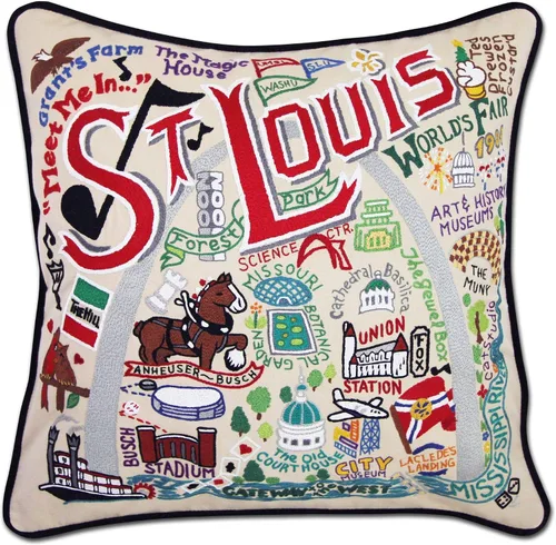 Miniatura 65 de Catstudio Almohada decorativa bordada a mano de Texas