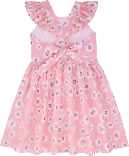 Miniatura 116 de Vestido de verano para niña, de algodón, con diseño floral