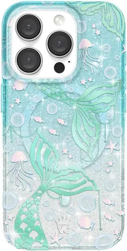 Miniatura 22 de VELVET CAVIAR Funda para iPhone 15 Pro, compatible con MagSafe, probada en caídas de 10 pies, estampado de leopardo y amatista púrpura