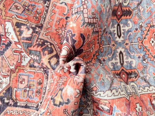 Miniatura 116 de GLN Rugs Traditional Collection - Alfombra de felpilla lavable a máquina, tradicional lavable, antideslizante, alfombra de felpilla de pelo corto