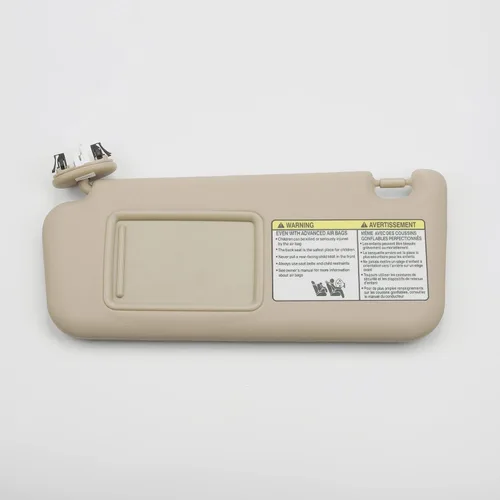 Miniatura 2 de Dasbecan - Visera solar delantera izquierda del lado del conductor con luz de cortesía compatible con Toyota RAV4 2006-2013 Reemplaza Beige