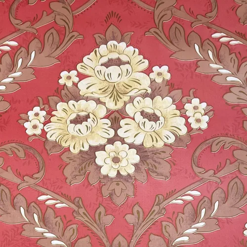 Miniatura 12 de Yifely Papel autoadhesivo para decoración de superficies de muebles florales amarillos, revestimiento de cajón, adhesivo rojo para encimera, 17.7