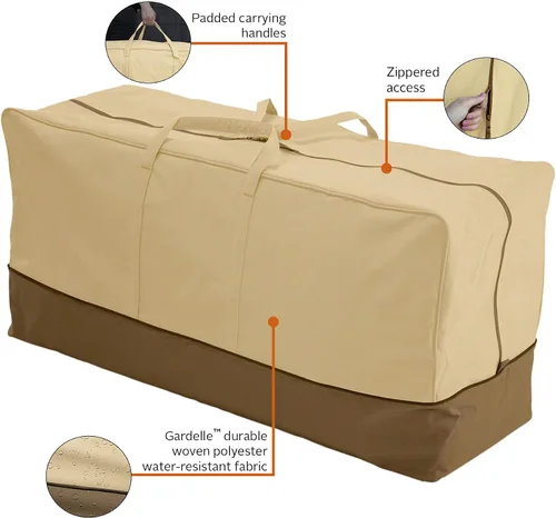 Miniatura 4 de Classic Accessories Veranda - Bolsa de almacenamiento resistente al agua de 45.5 pulgadas para cojines y fundas de patio, fundas para muebles