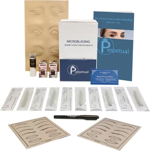 Microblading Starter Kit Maquillaje Permanente con Microcuchillas de Tinta Doreme (Kit Profesional Desechable)