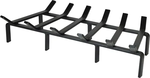 Heritage Productos parrilla de acero para chimenea de alta resistencia – fabricado en los Estados Unidos, Acero, Negro, 27 - pulgadas