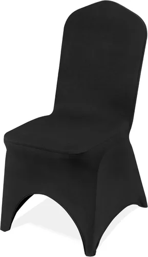 Miniatura 14 de VEVOR 12 Piezas Fundas de Silla de Frente Plano Poliéster Spandex Funda de Silla Elástica Fundas Deslizantes, Bodas, Vacaciones, Banquetes, Fiestas