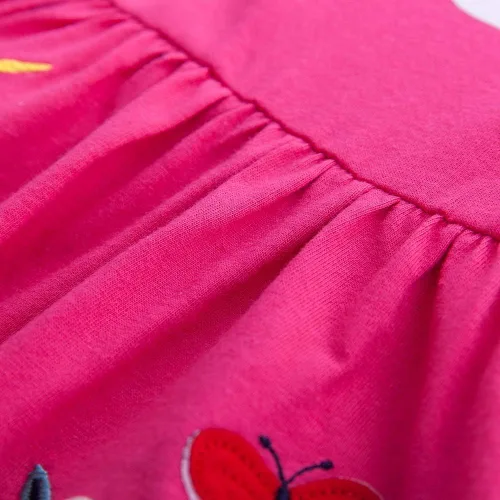 Miniatura 6 de Vestidos de manga larga de algodón con diseño de arco iris para niñas de 3 a 8 años