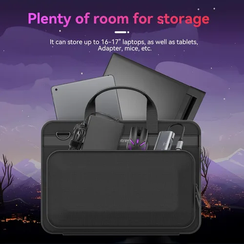 Miniatura 4 de Smatree Funda resistente para laptop de videojuegos para Lenovo Yoga 7/7i 2 en 1 Gen 10, MSI Thin 15/A15, Lenovo Legion 5i/9i Gen 9, Legion Pro 5i