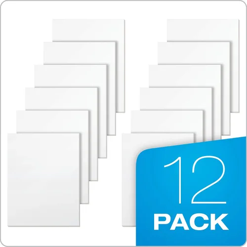 Miniatura 6 de TOPS The Legal Pad Plus Bloc de escritura, pegamento superior, 8-1/2 x 11 pulgadas, blanco, 50 hojas, paquete de 12 (71520), blanco