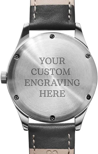 Miniatura 6 de WINDSOR Reloj grabado para hombre, regalo para novio, prometido, marido, relojes personalizados para hombres