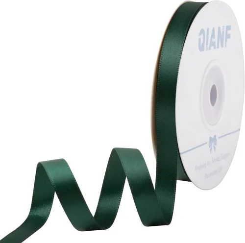 Miniatura 75 de QIANF Cinta plateada de satén de doble cara de 1-1/2 pulgadas para envolver regalos, lazos para el pelo, hacer cintas para el cabello, bandas