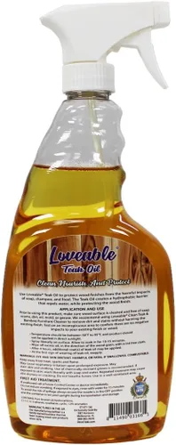 Miniatura 9 de EcoDecors Loveable - Botella de spray de aceite de teca de 24 onzas, paquete de 2