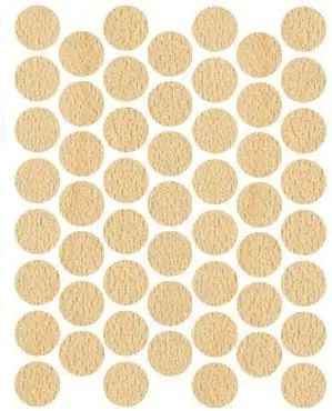 FastCap Tapones adhesivos de madera preacabada arce 9/16" (1 hoja 52 tapas)