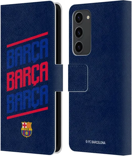 Miniatura 175 de Head Case Designs Funda de piel con licencia oficial del FC Barcelona Barca Crest Graphics para Samsung Galaxy A06 4G