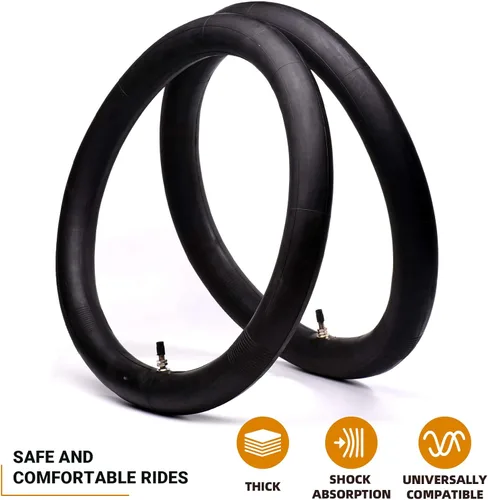 Miniatura 5 de Paquete de 2 tubos interiores de motocicleta de 2.50/2.75-17 pulgadas (70/100-17), compatibles con Honda, Coolster, TaoTao, 110cc, 125cc y 140cc