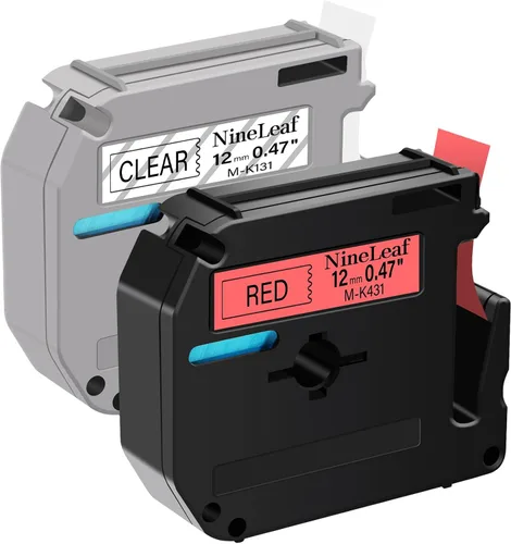 Miniatura 41 de NineLeaf Cinta de etiquetas de repuesto compatible para Brother P-Touch M-Tape M521 MK521 M-K521 funciona con Ptouch PT-M95 PT-90 PT70 PT-65 PT85