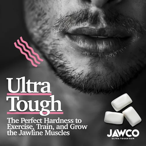 Miniatura 4 de JAWCKO Chicle Ultra-Resistente para Mandíbula Obtén una Mandíbula Más Fuerte y Cuadrada Chicle Duro de Entrenamiento para Mandíbula Fuerza 15X