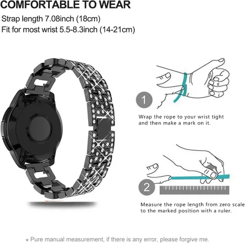 Miniatura 5 de DEALELE Correas compatibles con Samsung Galaxy Watch 7 / FE / 6/6 Classic / 5/5 Pro / 4/4 Classic / 3 1.614 in / Active 2, correa de repuesto