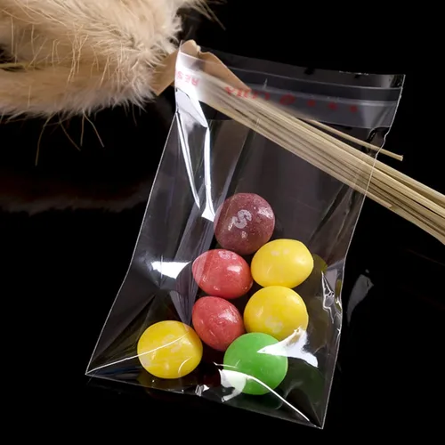 Miniatura 6 de Bolsas pequeñas autosellantes, 500 bolsas de celofán adhesivas de 3 x 4, bolsa de plástico transparente de 1 mil para joyas, aretes, dulces