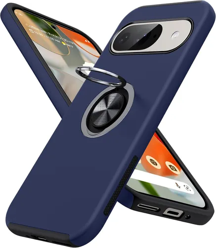 Miniatura 43 de JAME Funda para Google Pixel 7 Pro, Funda de Ajuste Delgado para Pixel 7 Pro con Soporte de Anillo Kickstand