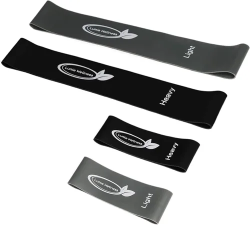 Miniatura 2 de Toe Bands, Mini Latex Bands for Exercise & Stretch, Bunion Correction, Toe, Foot, & Ankle Strengthening, Toe Spacers for Hallus Valgus (4 Bands)