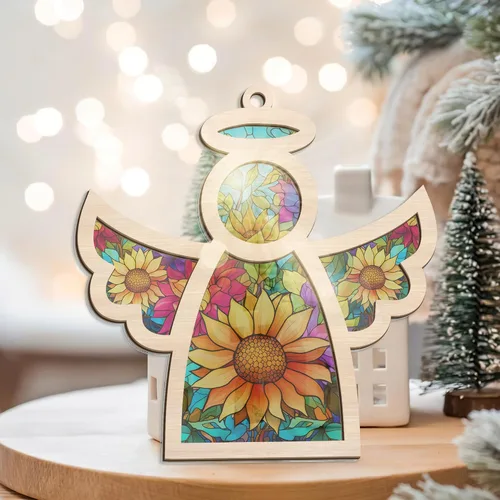 Miniatura 7 de AXIARA Adorno Navideño Conmemorativo de Aborto Espontáneo - Captasol de Ángel Guardián Adornos Navideños 2025 - Regalos de Condolencias por