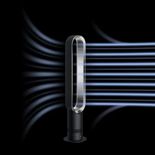 Miniatura 3 de Ventilador de torre sin aspas Dyson Cool AM07 Air Multiplier, oscilación de 70°, 10 niveles (Hierro/Azul)