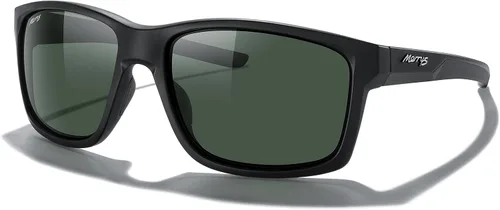 MERRY'S Gafas de sol polarizadas deportivas para hombres y mujeres, para ciclismo, correr, conducir, golf, pesca, protección UV400 S9266 Marco negro