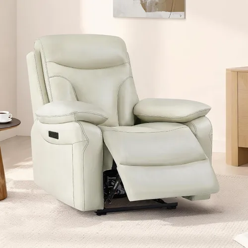 Miniatura 18 de KISLOT Power Recliner Chair Wall Hugger Recliner with Adjustable Headrest and Footrest Dual Motor Electric Faux Leather Reclining Sofa with