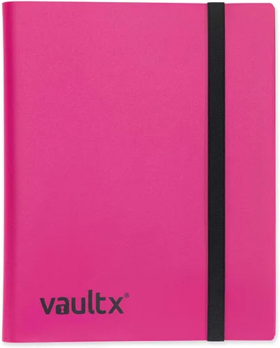 Miniatura 26 de Vault X Carpeta estándar de 9 bolsillos, con capacidad para 360 tarjetas intercambiables en 20 páginas de carga lateral (morado)