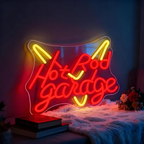 Miniatura 23 de Letrero de neón con texto en inglés «Happy Music» para decoración de pared, letras iluminadas para negocios, letreros de fiesta de cumpleaños