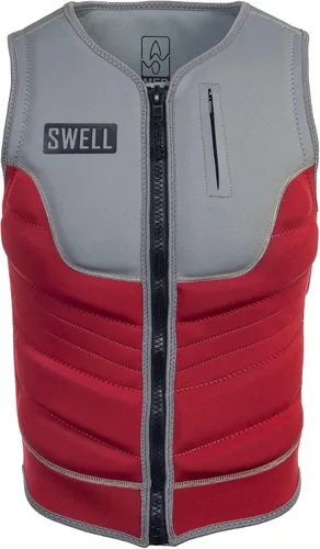 Miniatura 7 de Chaleco de neopreno Wakesurf Comp para hombre, diseñado exclusivamente para Wake Surf, pero ideal para todas las demás actividades de deportes Peltre