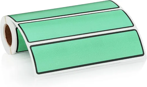 Miniatura 18 de Carstens Etiquetas adhesivas adhesivas, 5 3/8 x 1 3/8 pulgadas, etiquetas para carpetas de anillos de 1.5 a 4 pulgadas, lavanda, rollo de 200