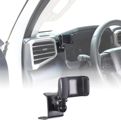 Miniatura 10 de CHEAYAR Soporte de teléfono para automóvil compatible con Toyota Tundra/Sequoia 2022-2023, soporte para teléfono de automóvil, soporte de teléfono