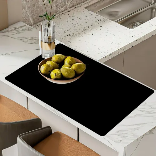 Miniatura 52 de Tapete de silicona súper grande, 120 x 24 pulgadas, tapete de silicona para encimera de cocina, tapete antideslizante resistente al calor, tapete