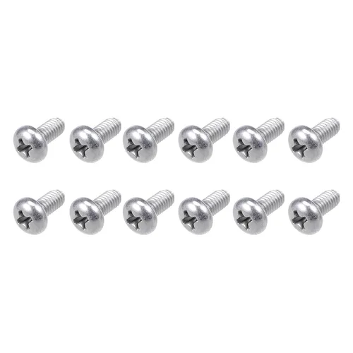 Miniatura 23 de METALLIXITY Tornillos de máquina (M2 x 0.118 in), 30 unidades, pernos Phillips cruzados de acero inoxidable 304, para instalación de muebles