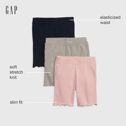 Miniatura 3 de GAP Pantalones cortos de bicicleta para bebé niña