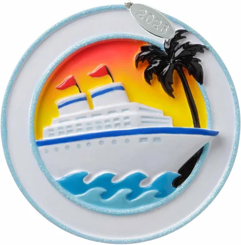Miniatura 15 de Adornos de playa, adorno de Navidad de playa, conchas marinas, en forma de corazón, adorno costero – Fácil de personalizar en casa – Viene en una