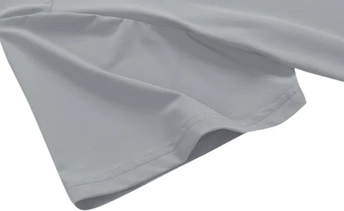 Miniatura 4 de Camisetas para hombre con bolsillo con cremallera, camiseta atlética de moda para gimnasio, fisicoculturismo, manga corta, cuello redondo liso