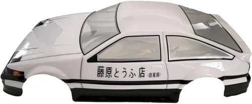 Miniatura 6 de 1/10 Escala RC pintada precortada Drift Racing Touring Onroad Carrocería de coche Ancho 7.480 in con accesorios de espejo retrovisor (AE86)