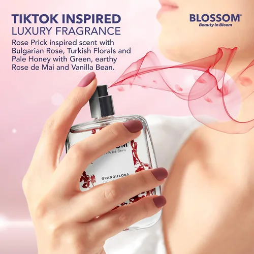 Miniatura 6 de Blossom Perfume unisex en espray para mujer, perfume TikTok, con infusión de flores reales, fabricado en Estados Unidos, 1.7 onzas
