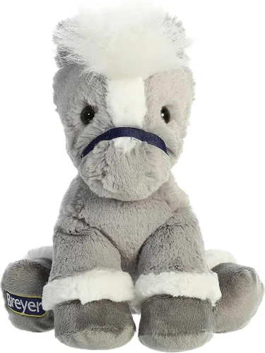 Miniatura 2 de Aurora® Exquisito animal de peluche Breyer® - Detalles realistas - Juego imaginativo - Gris 11 pulgadas