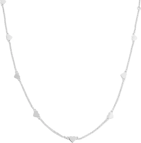HONEYCAT Collar con dijes de corazón pequeño en oro, oro rosa o plata Joyería minimalista y delicada