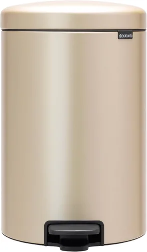 Miniatura 15 de Brabantia NewIcon - Cubo de basura con pedal de cierre suave para cocina, con cubo extraíble, 3.2 galones, azul soñado Azul (Dreamy Blue)