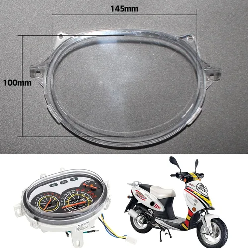 Miniatura 3 de Minho Cubierta del velocímetro de PP para motocicleta GY6 Scooter ciclomotores Roketa MC-07 Bahama, Taotao VIP, Jmstar Zeus, Jonway YY50QT-21